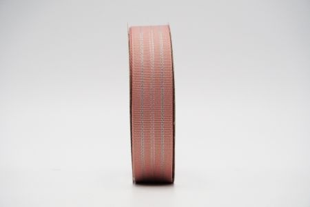 Multiple Striped Metallic Ribbon_K1741-315-1_rose pink